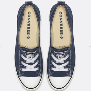 Converse Chuck Taylor All Stars Ballet Flats Navy Blue Size 7.5 Womens